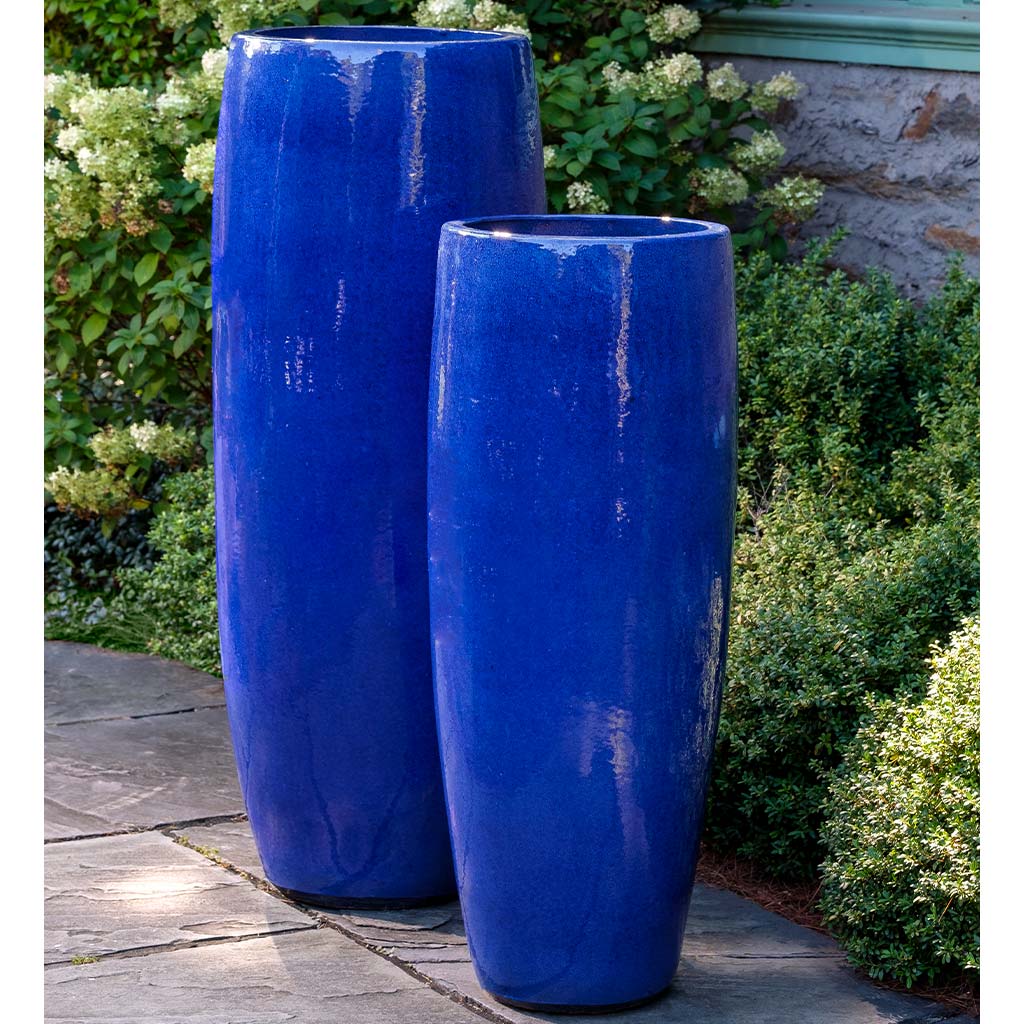 Campania International Sabine Planter, Tall Riviera Blue