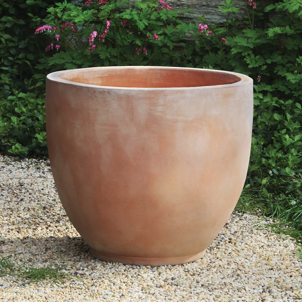 clay pot planter Campania International Causago Round Planter Set of 4