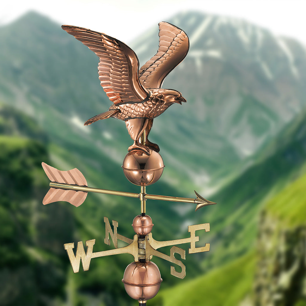 American Eagle Weathervane in Pure Copper