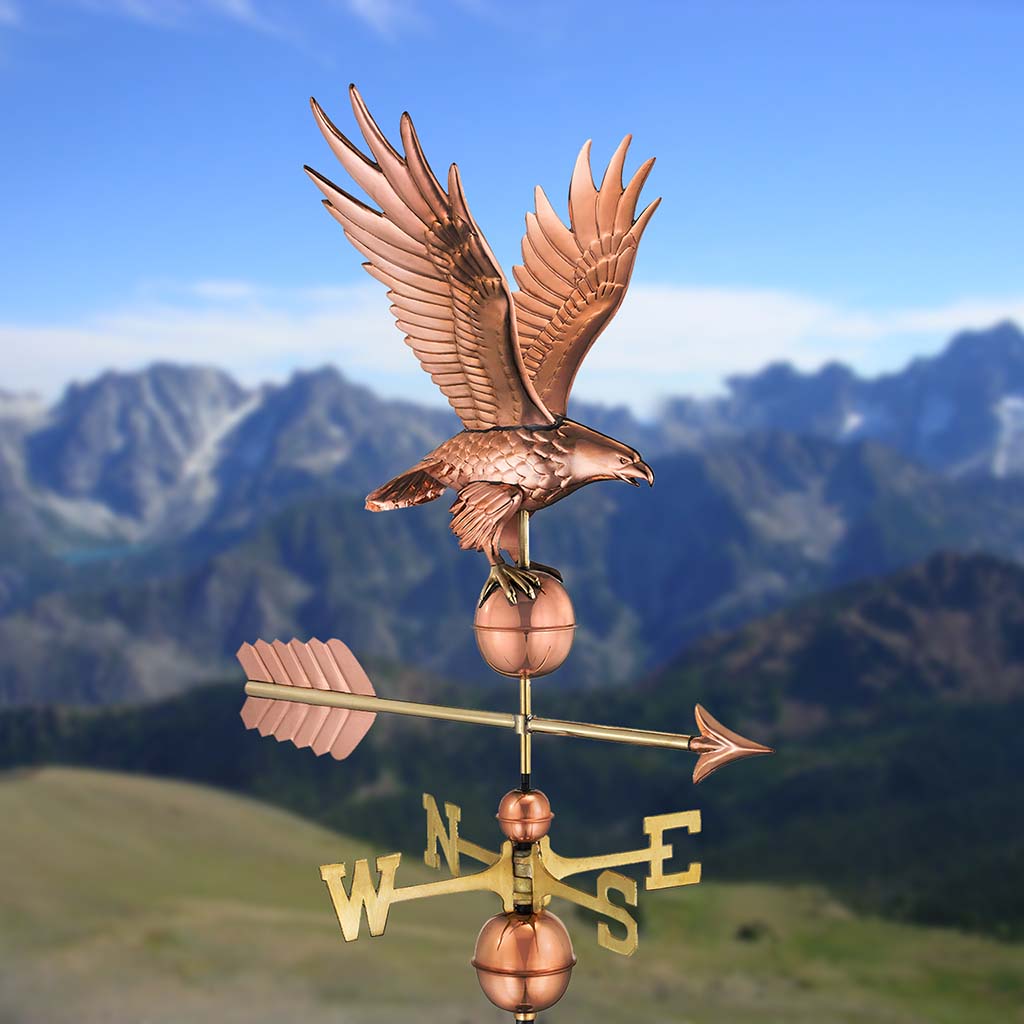Freedom Eagle Weathervane in Pure Copper