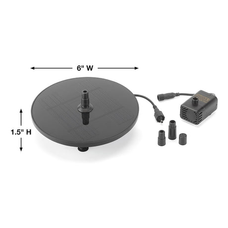 Aquanura Solar Mini Birdbath Kit