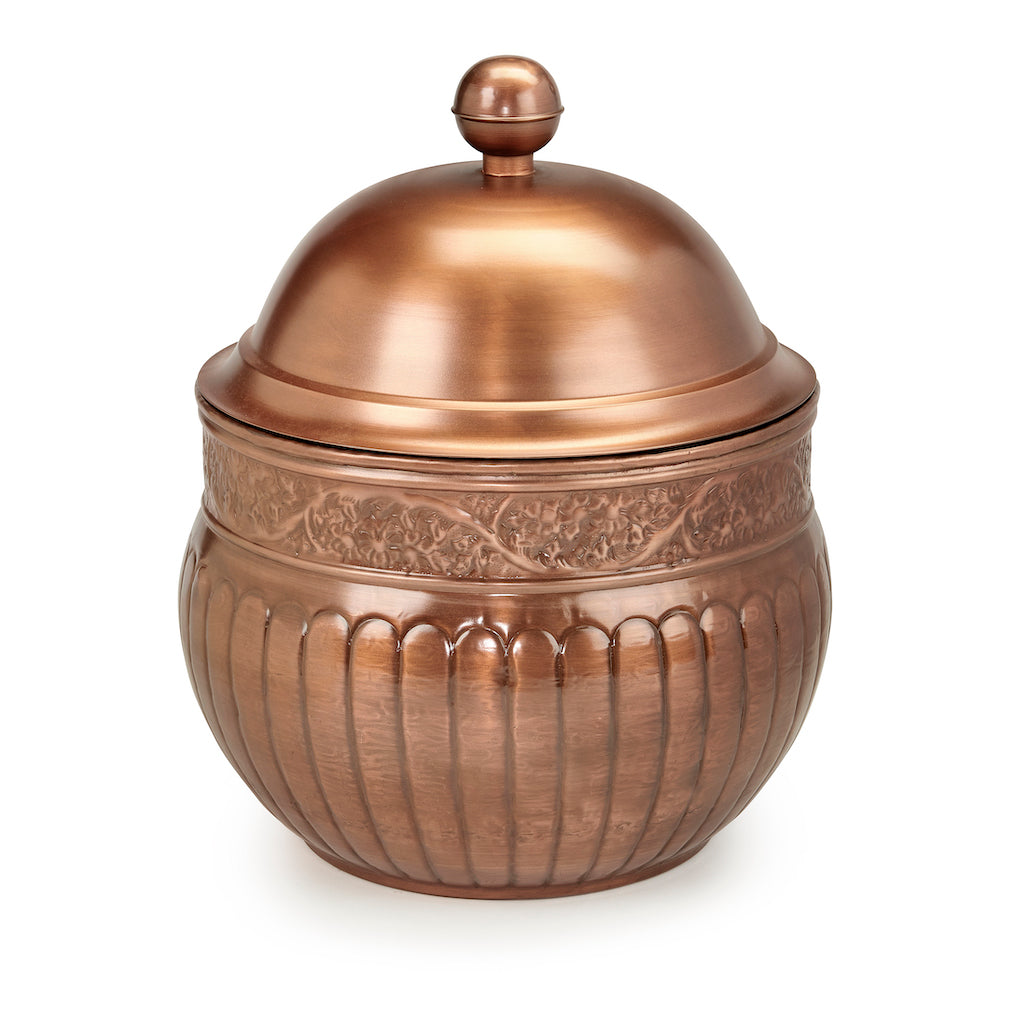La Jolla Copper Hose Pot with Lid
