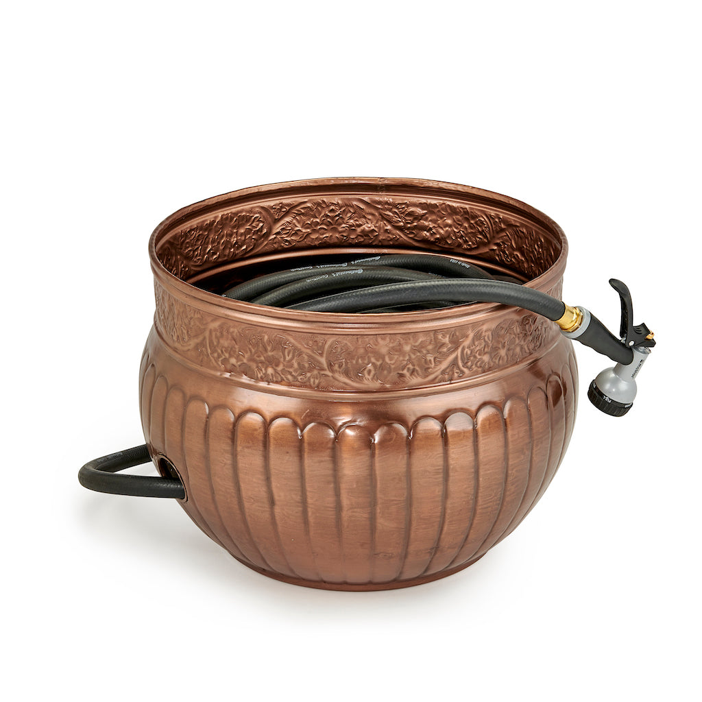 La Jolla Copper Hose Pot with Lid