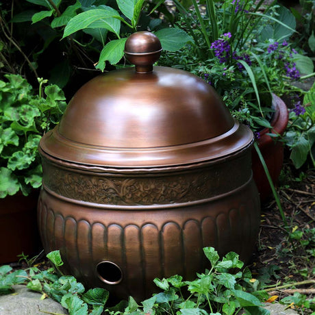 La Jolla Copper Hose Pot with Lid