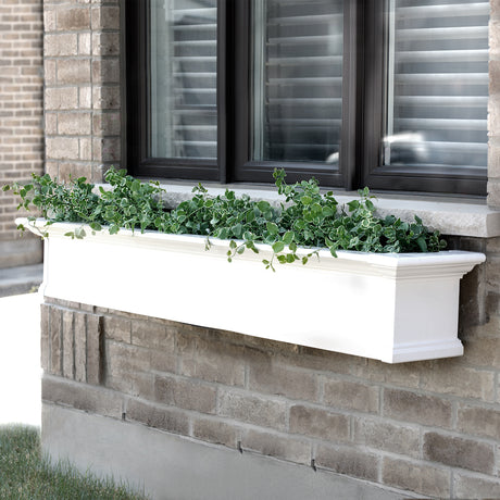 Window Box Planters - Flower Boxes for Windows - Metal Window Planters   Garden-Fountains