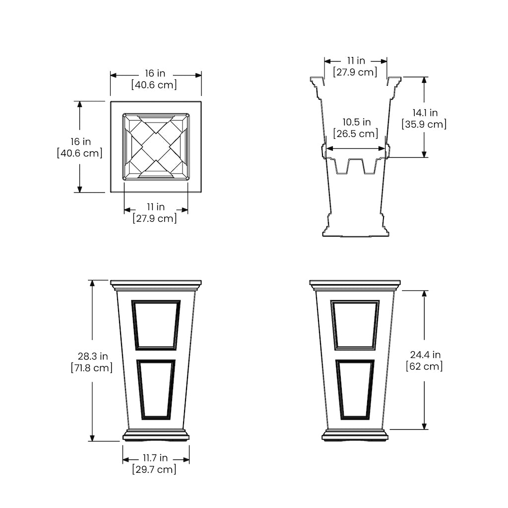 Fairfield Tall Planter