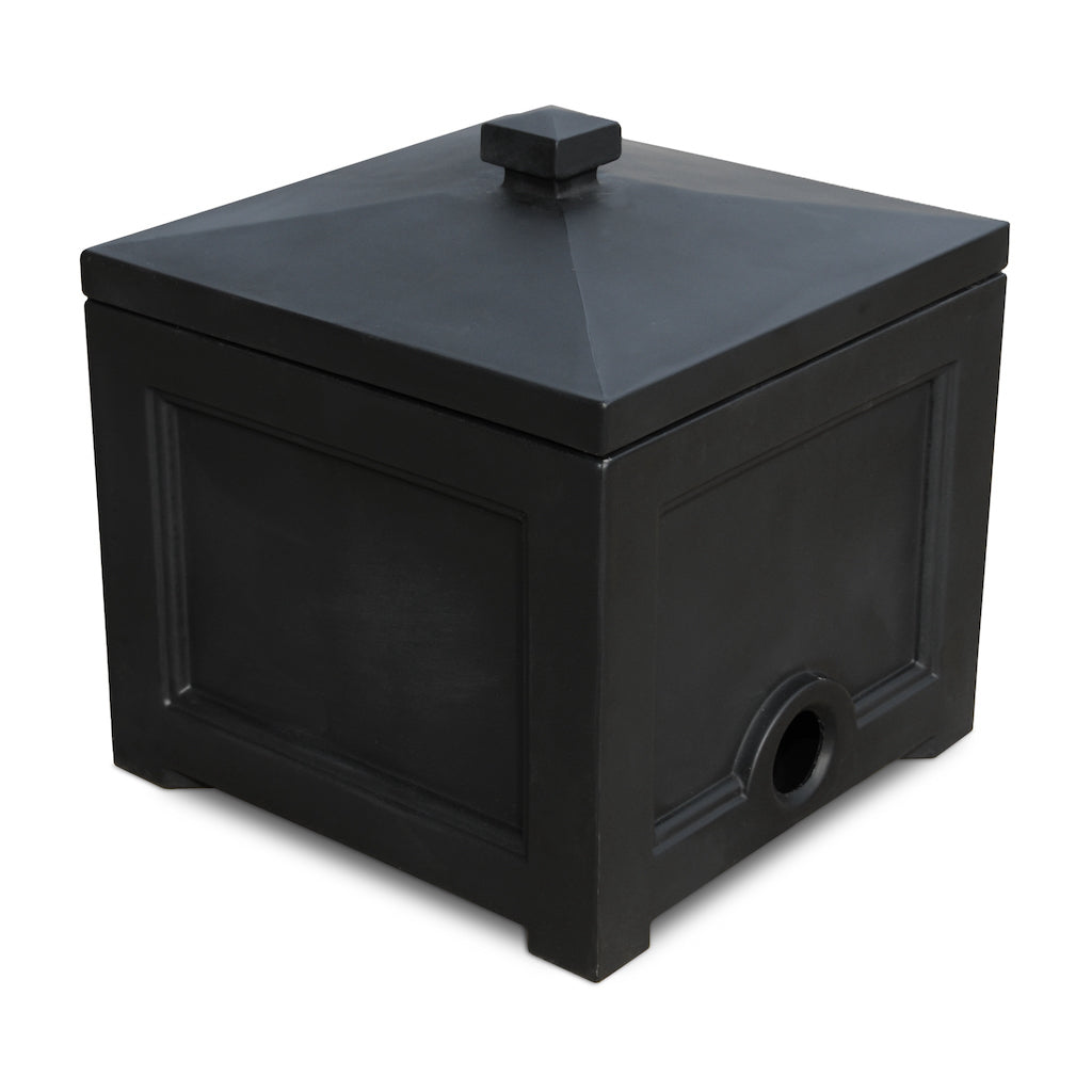 Fairfield Garden Hose Bin in Black