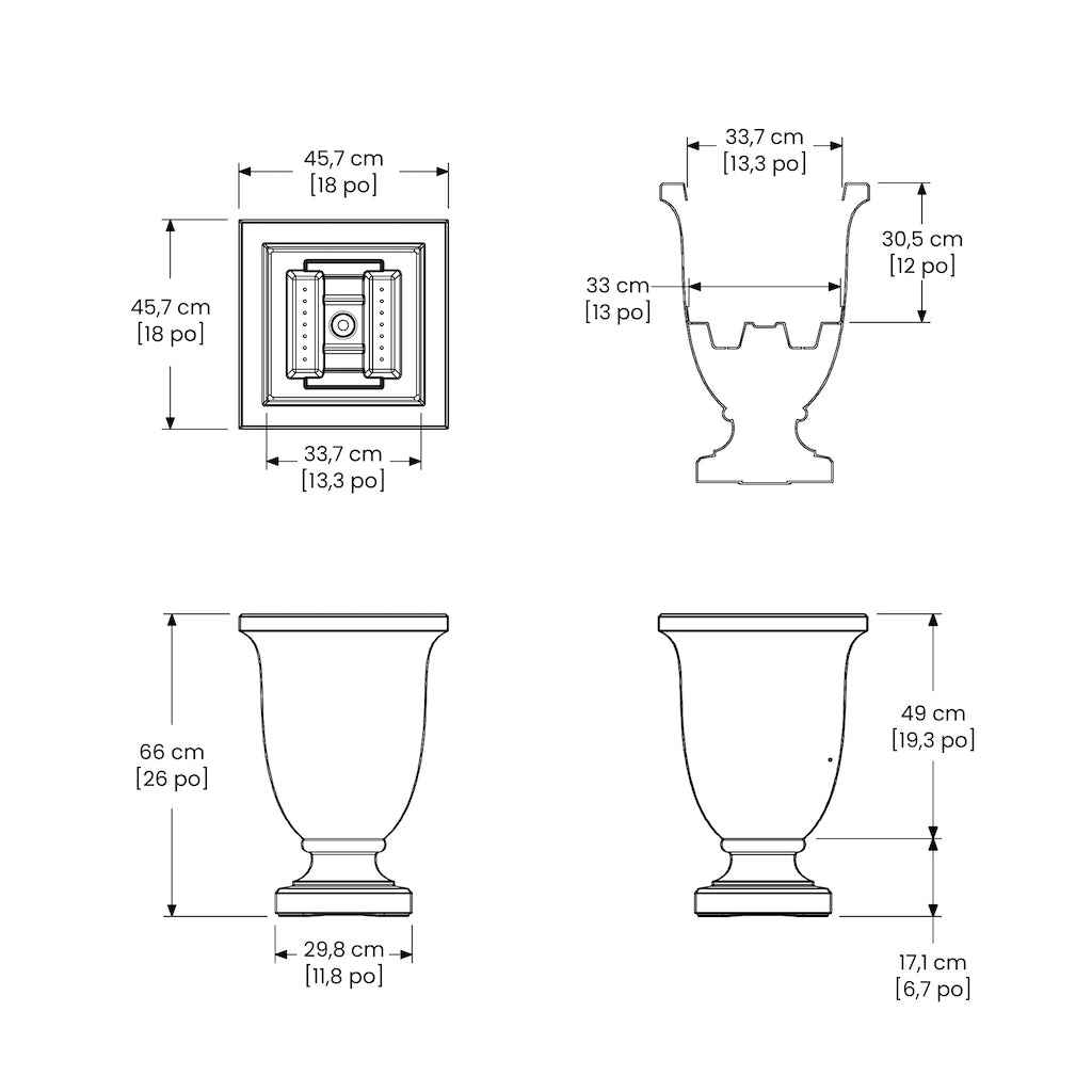 Augusta Tall Planter