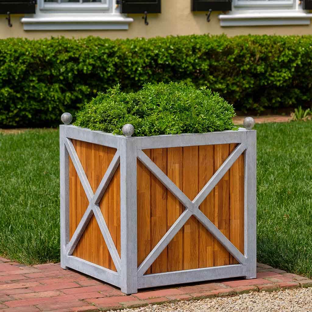 Campania International Square Oak Villandry Planter - Thumbnail 3