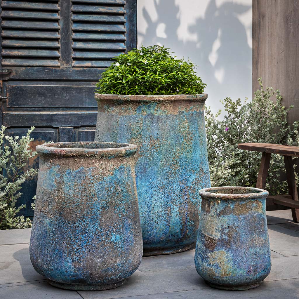 Jerez Planter || Blue Verdigris