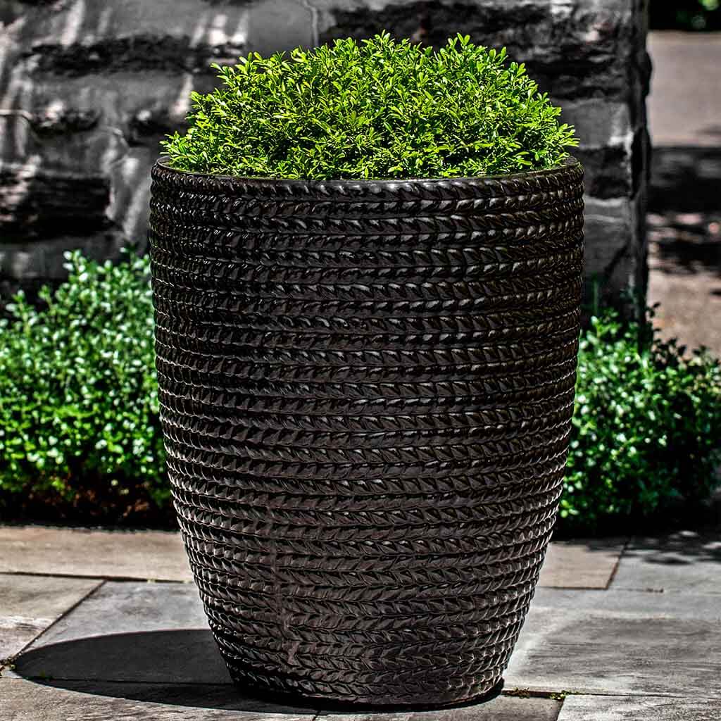 Campania International Sisal Weave Tall Planter