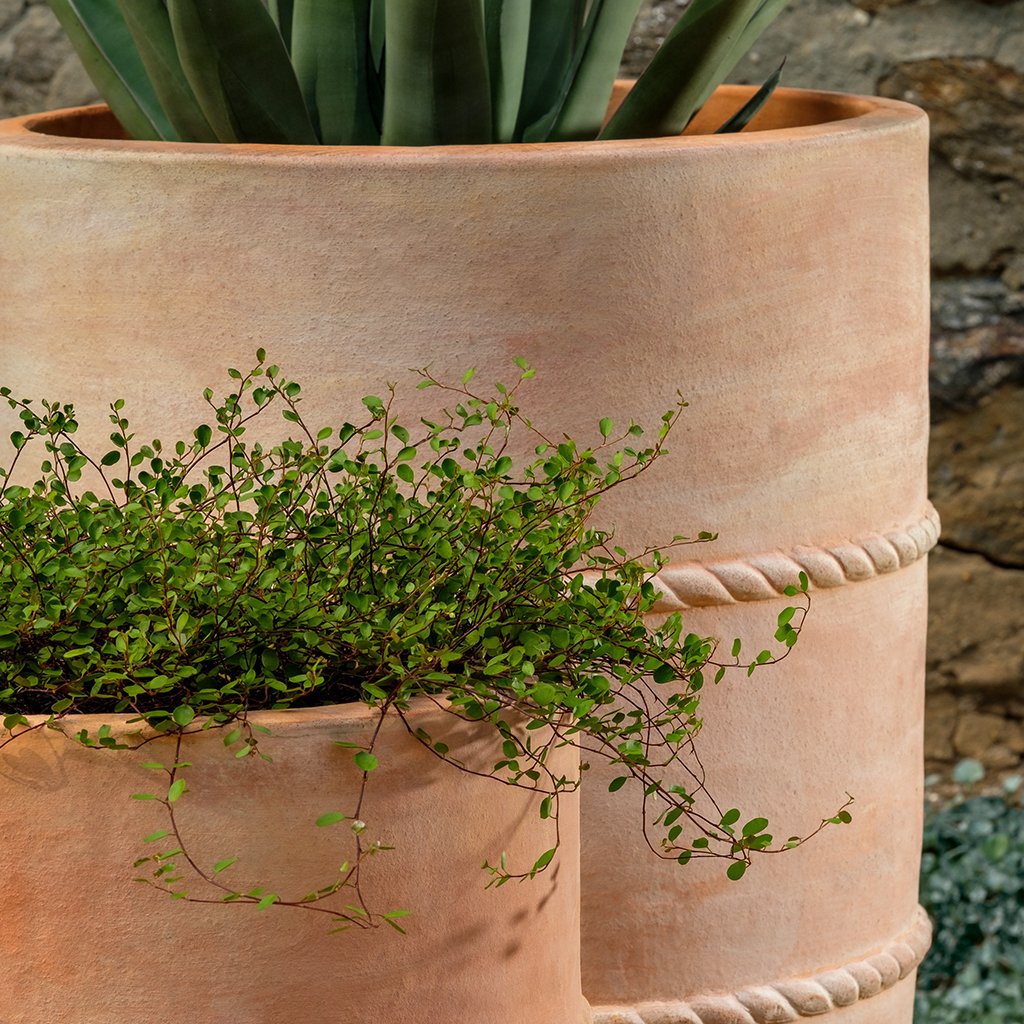 Santorini Planter, Tall || Terra Cotta