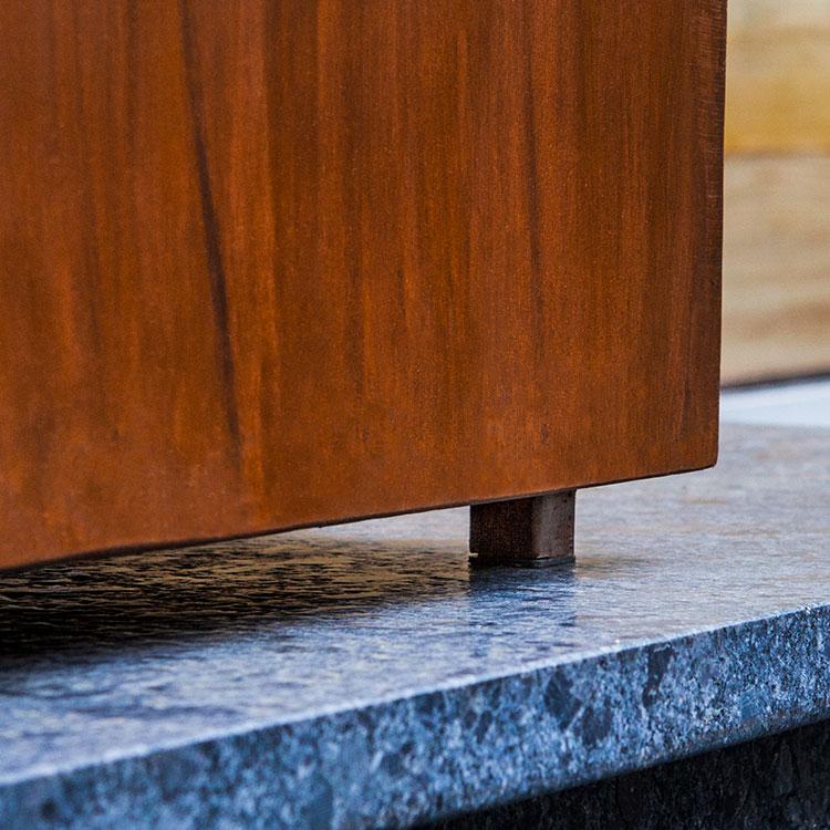 Steel Tall Cube Planter || Steel
