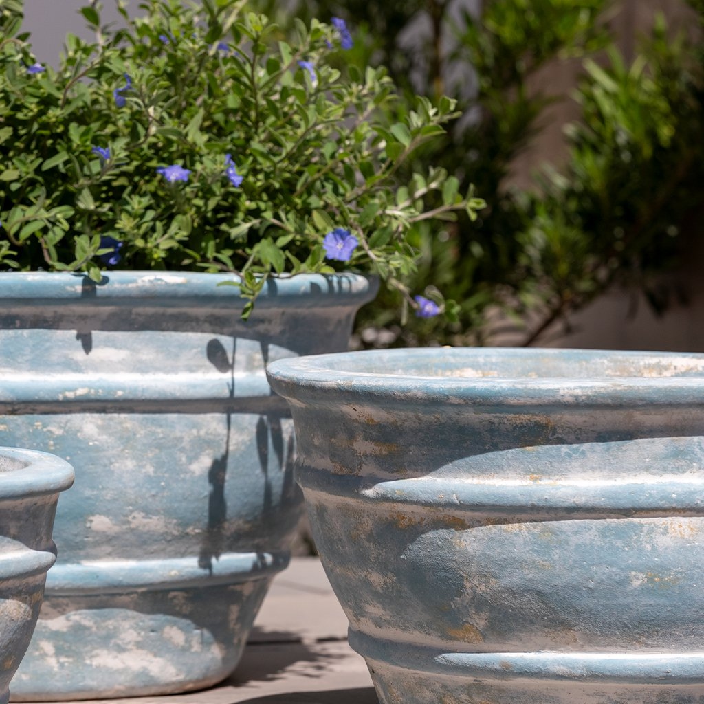 Mera Planter || Murano Celeste
