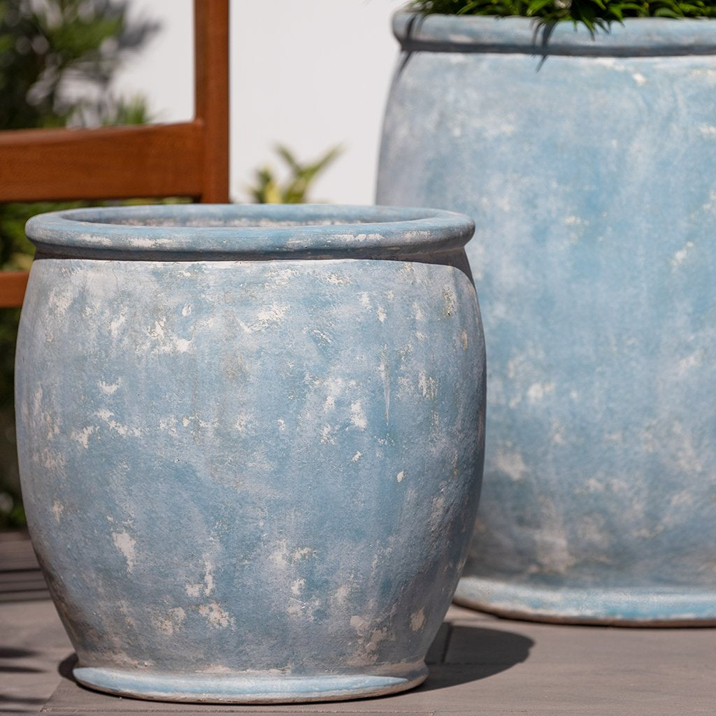 Brooke Planter || Murano Celeste