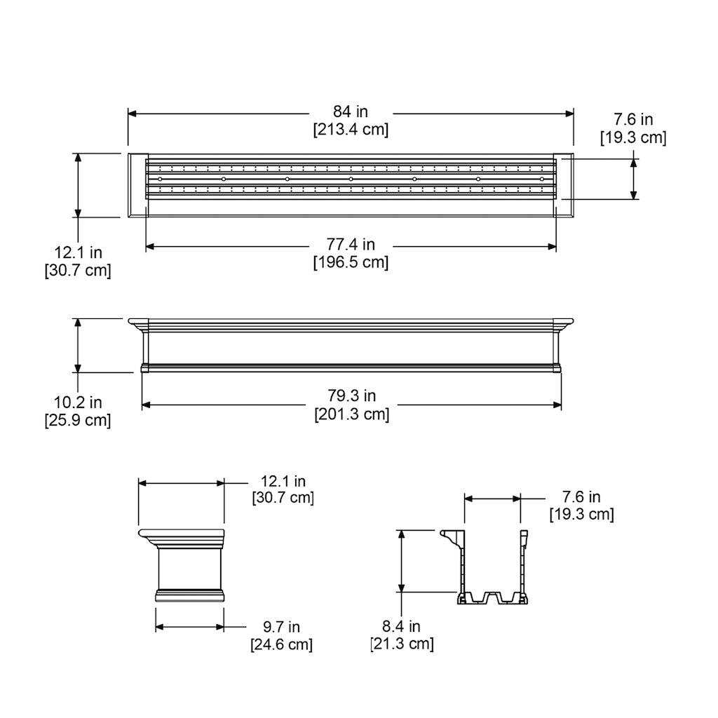 Yorkshire 7ft Window Box