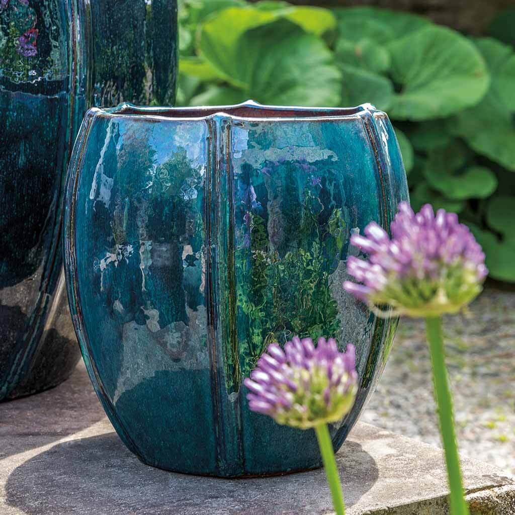 Rib Vault Planter || Indigo Rain
