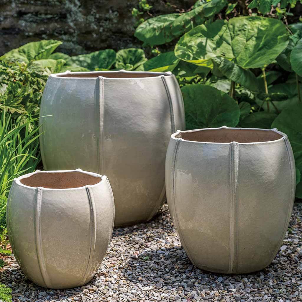 Rib Vault Planter || Cream