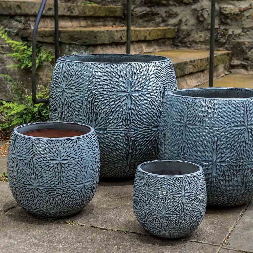 Sand Dollar Planter || French Blue