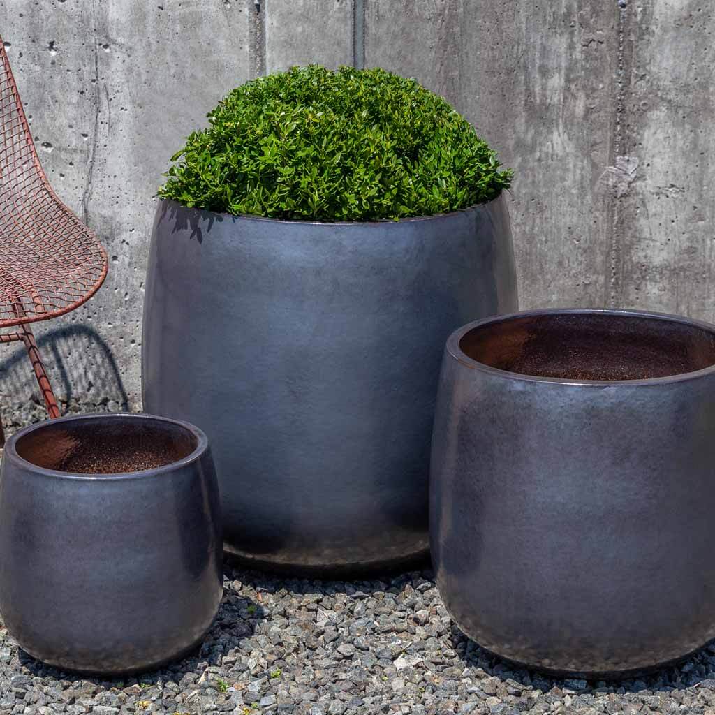 Potrero Planter || Metal Grey