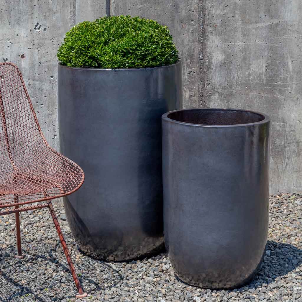 Cole Planter || Metal Grey