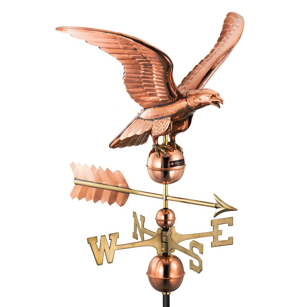 Smithsonian Eagle Weathervane in Pure Copper
