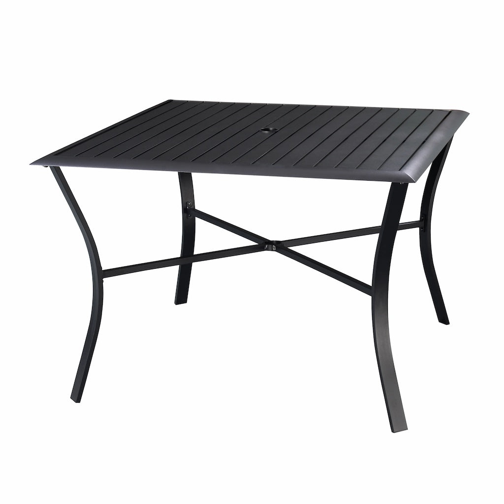 Westin Sling Dining Set in Black and Gray