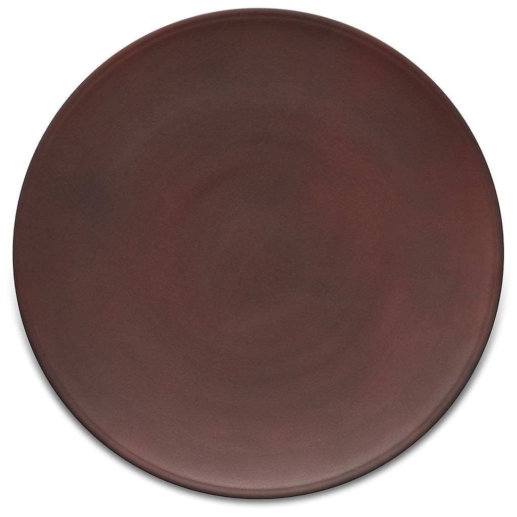 20-inch Rust Bird Bath with Stand