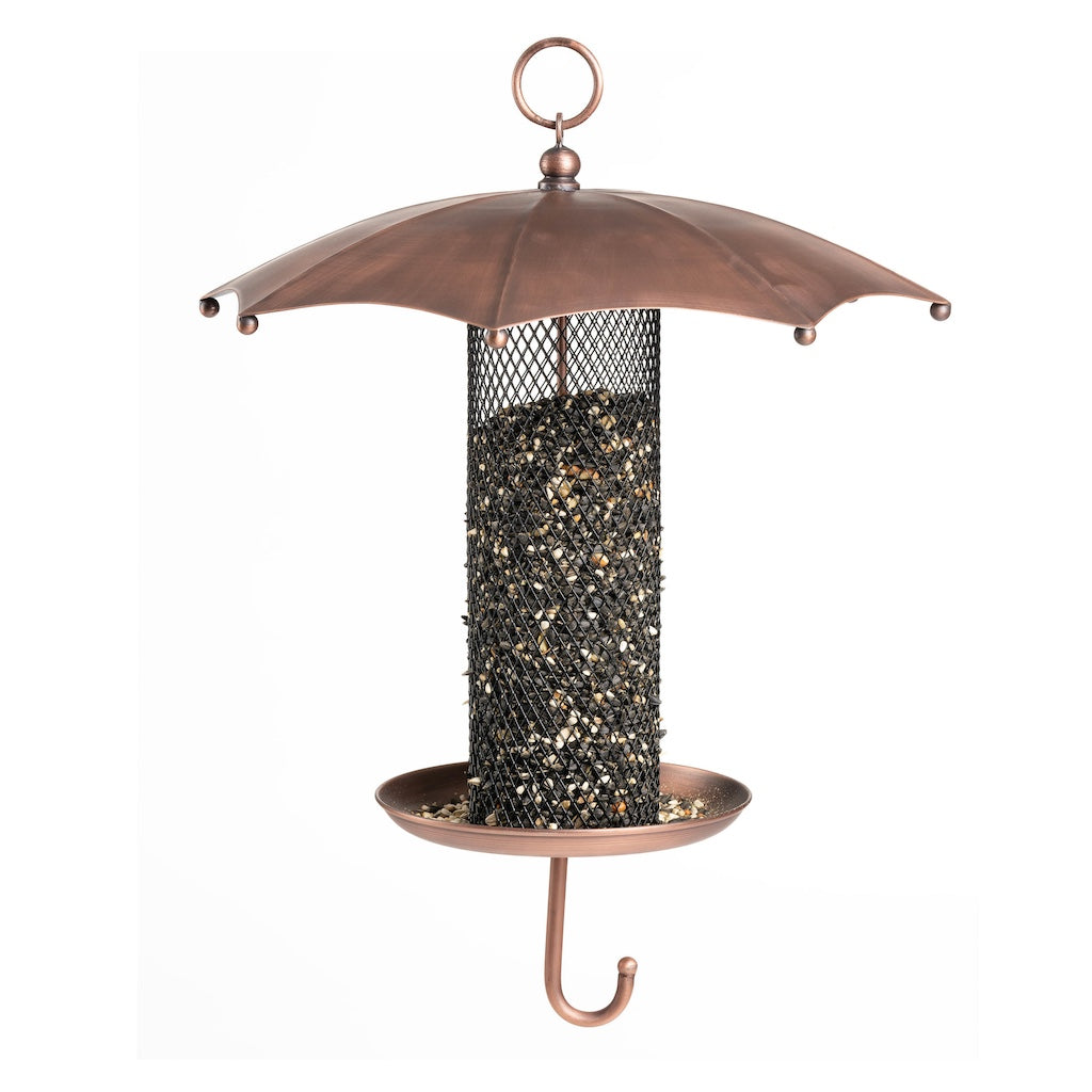 Rainy Day Umbrella Bird Feeder with Mesh