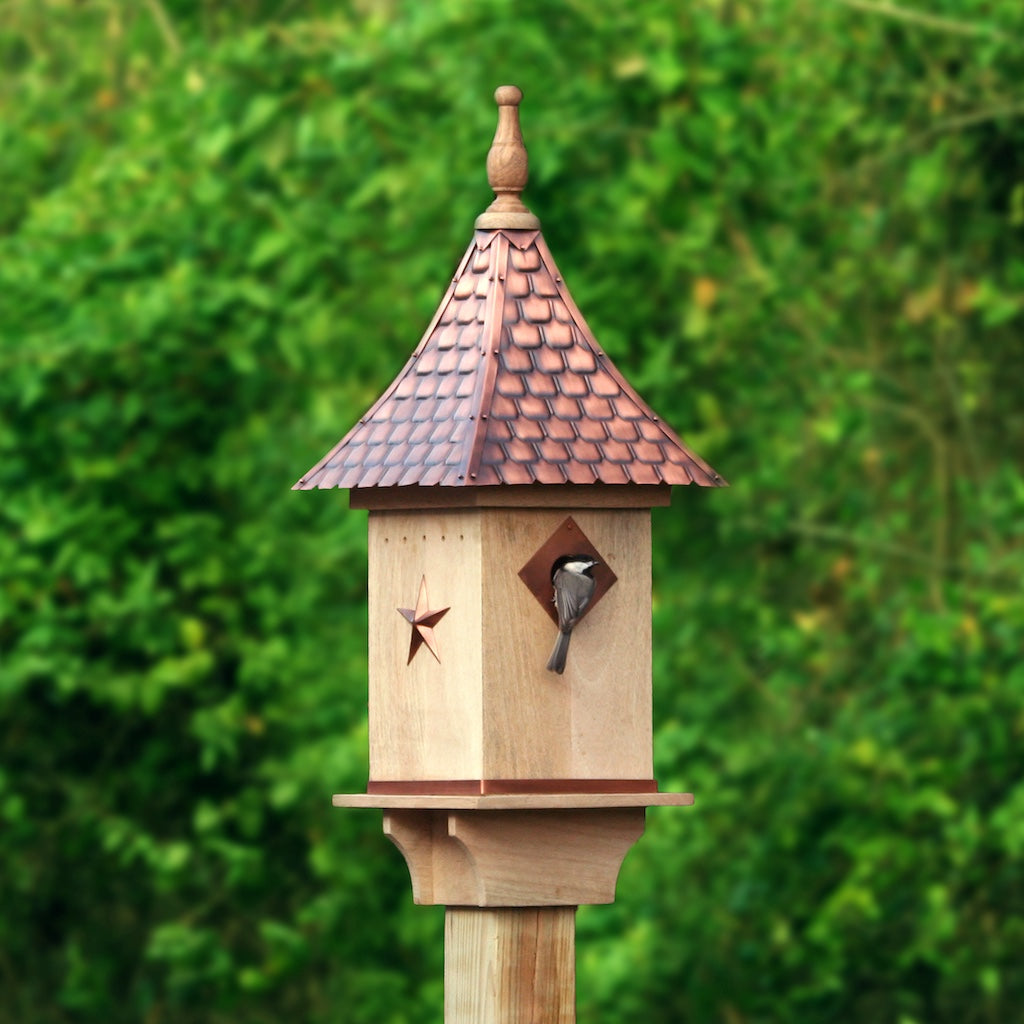 Villa Bird House with Copper Roof