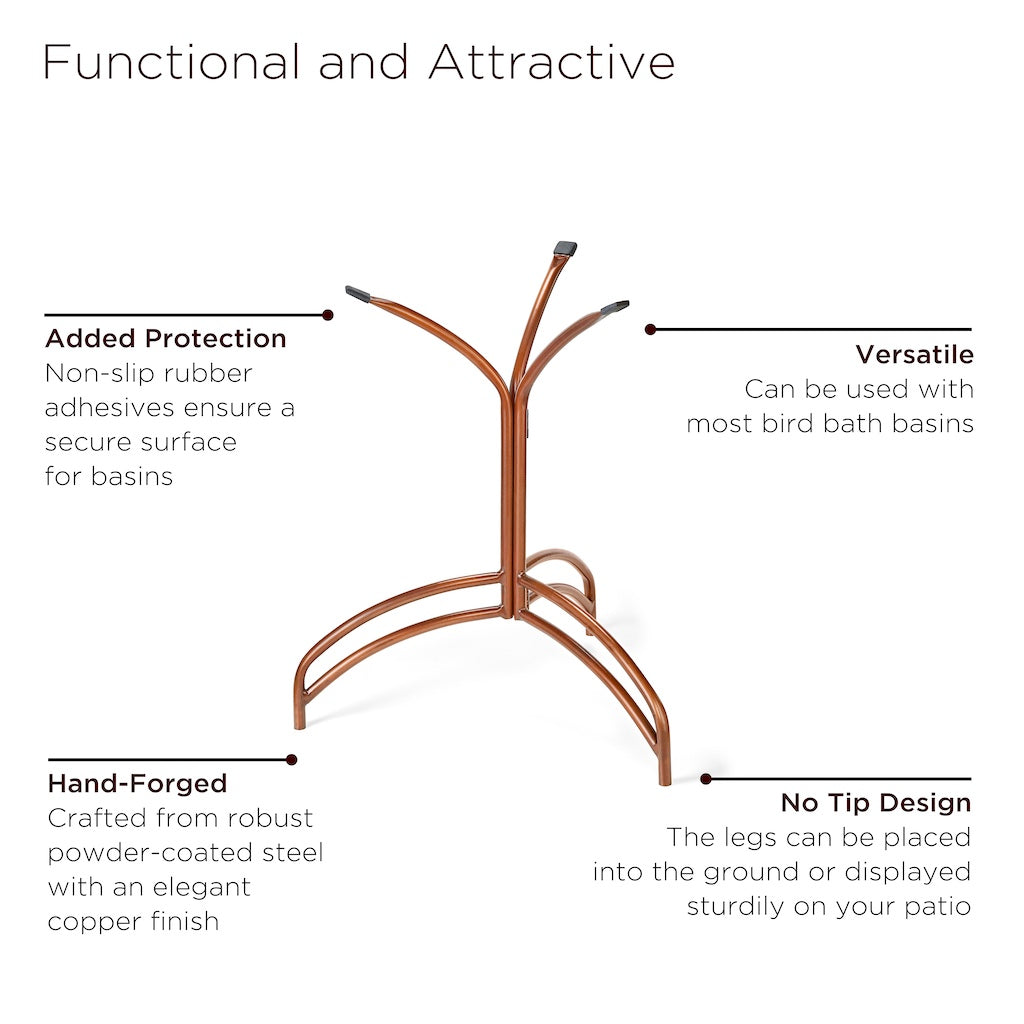 Collapsible Birdbath Stand