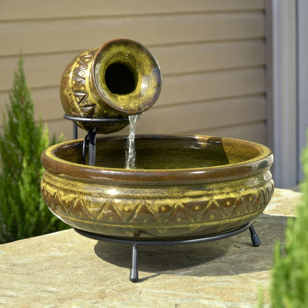 Cairo Solar Jug Fountain