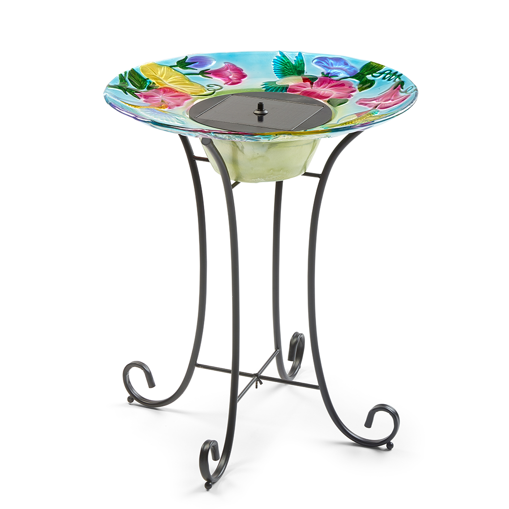 Hummingbird Solar Birdbath