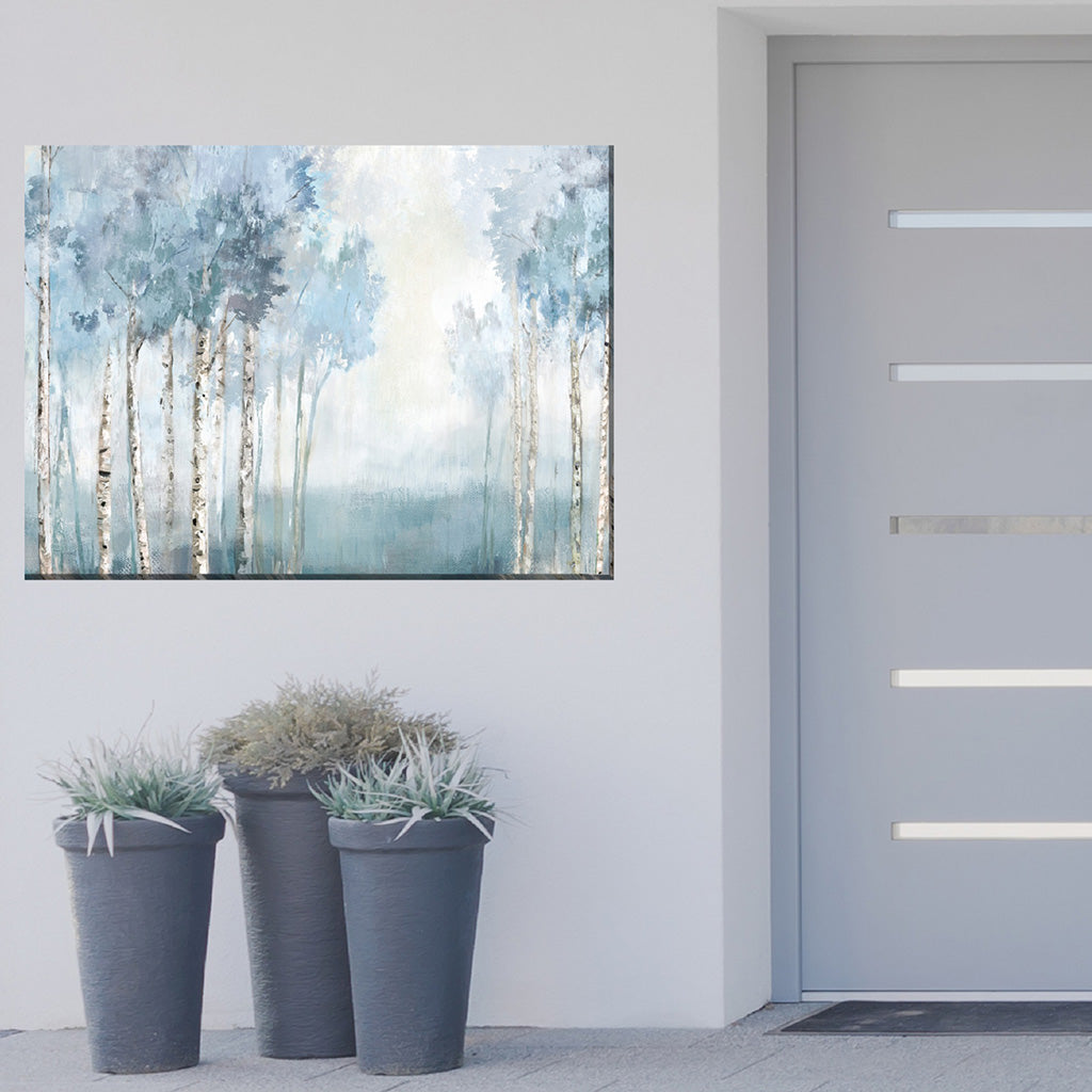 Silent Blue Outdoor Wall Art