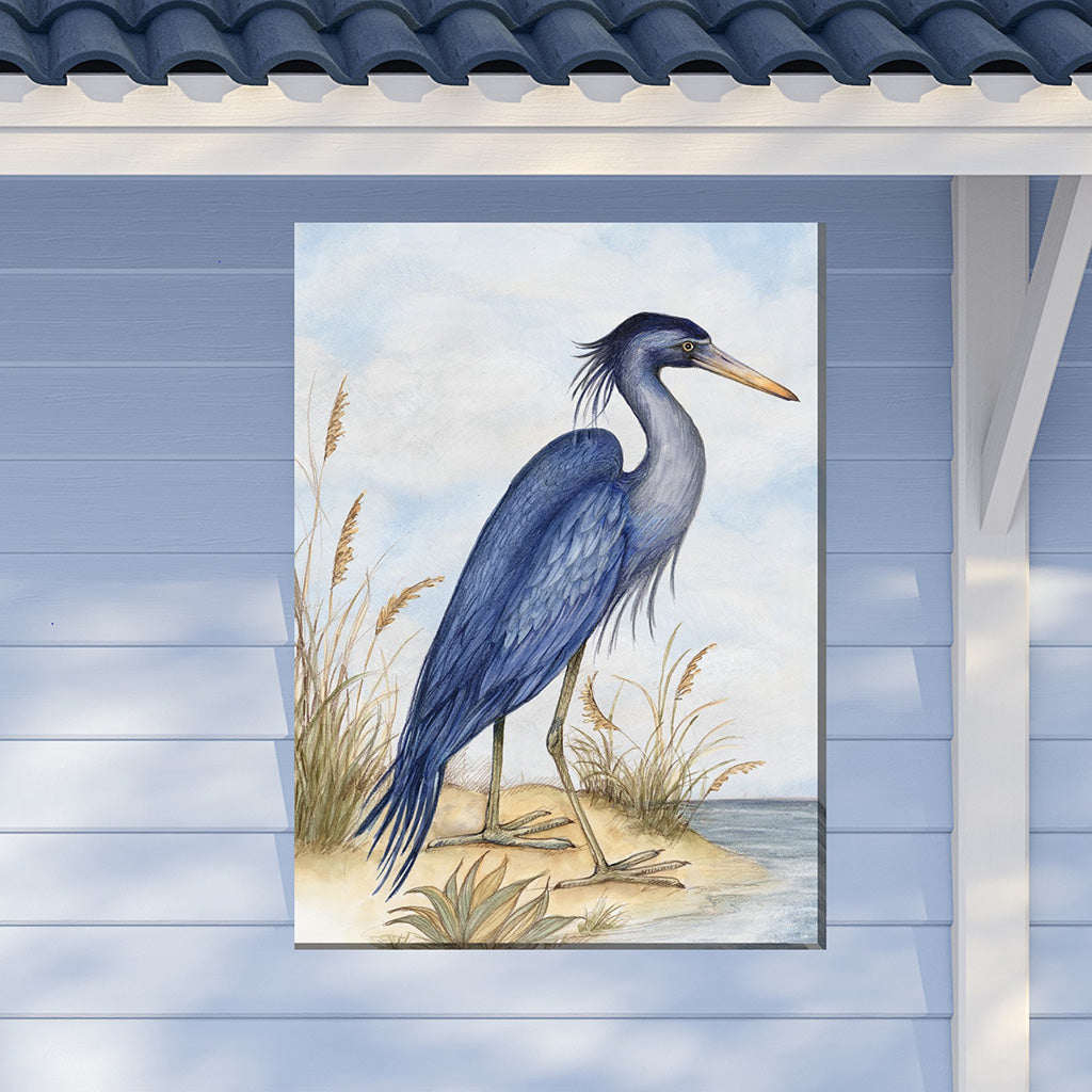 Great Blue Heron Outdoor Wall Art