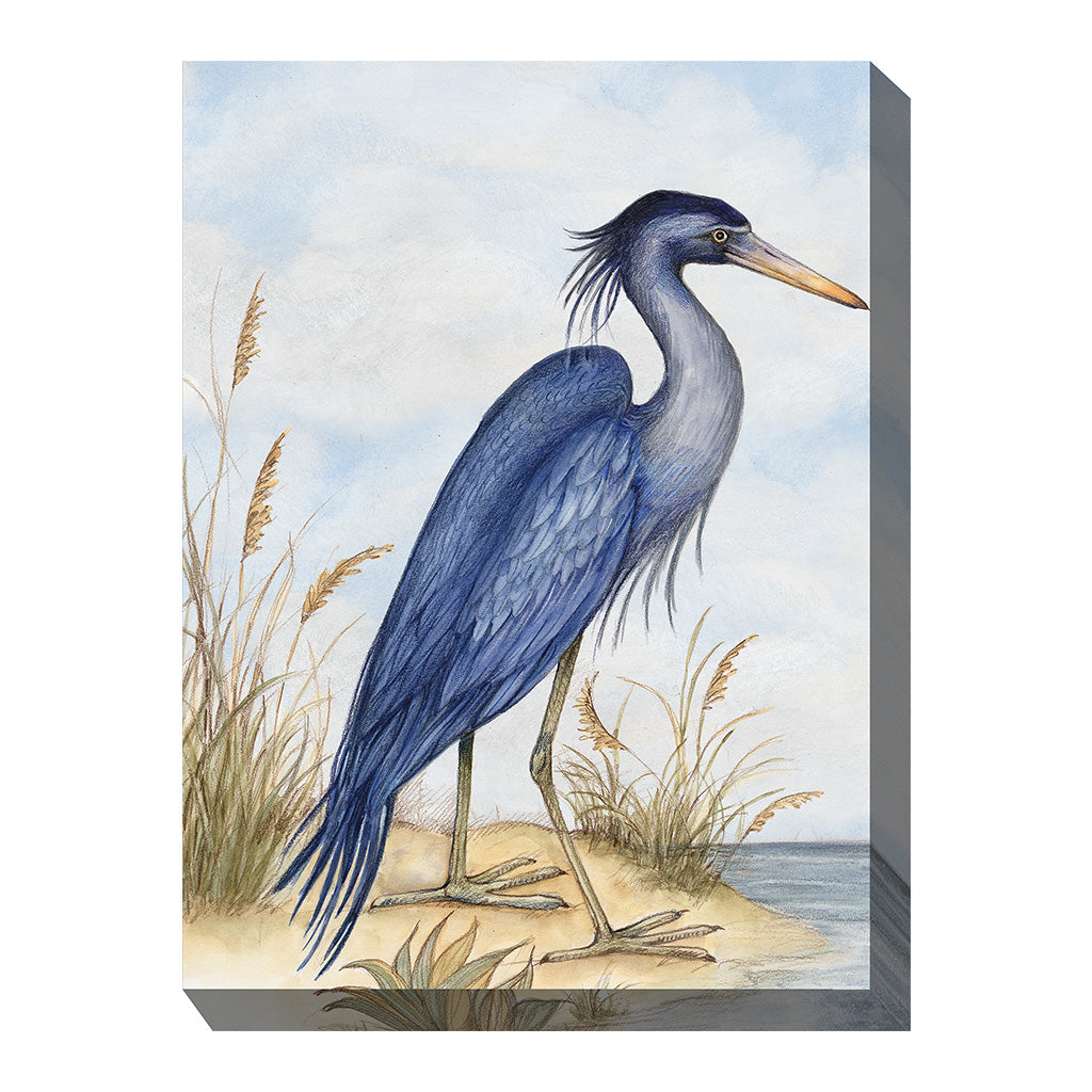 Great Blue Heron Outdoor Wall Art