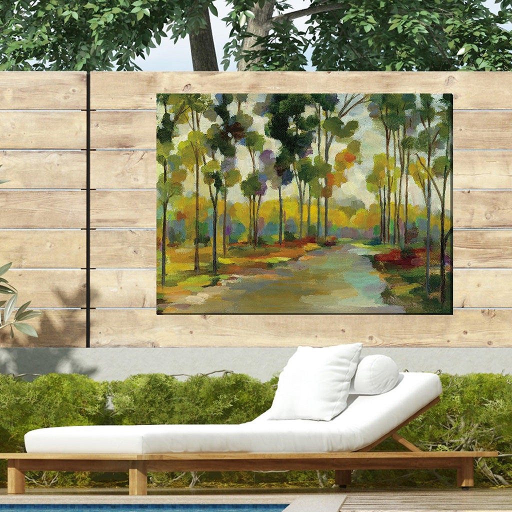 Distant Forest Outdoor Wall Art