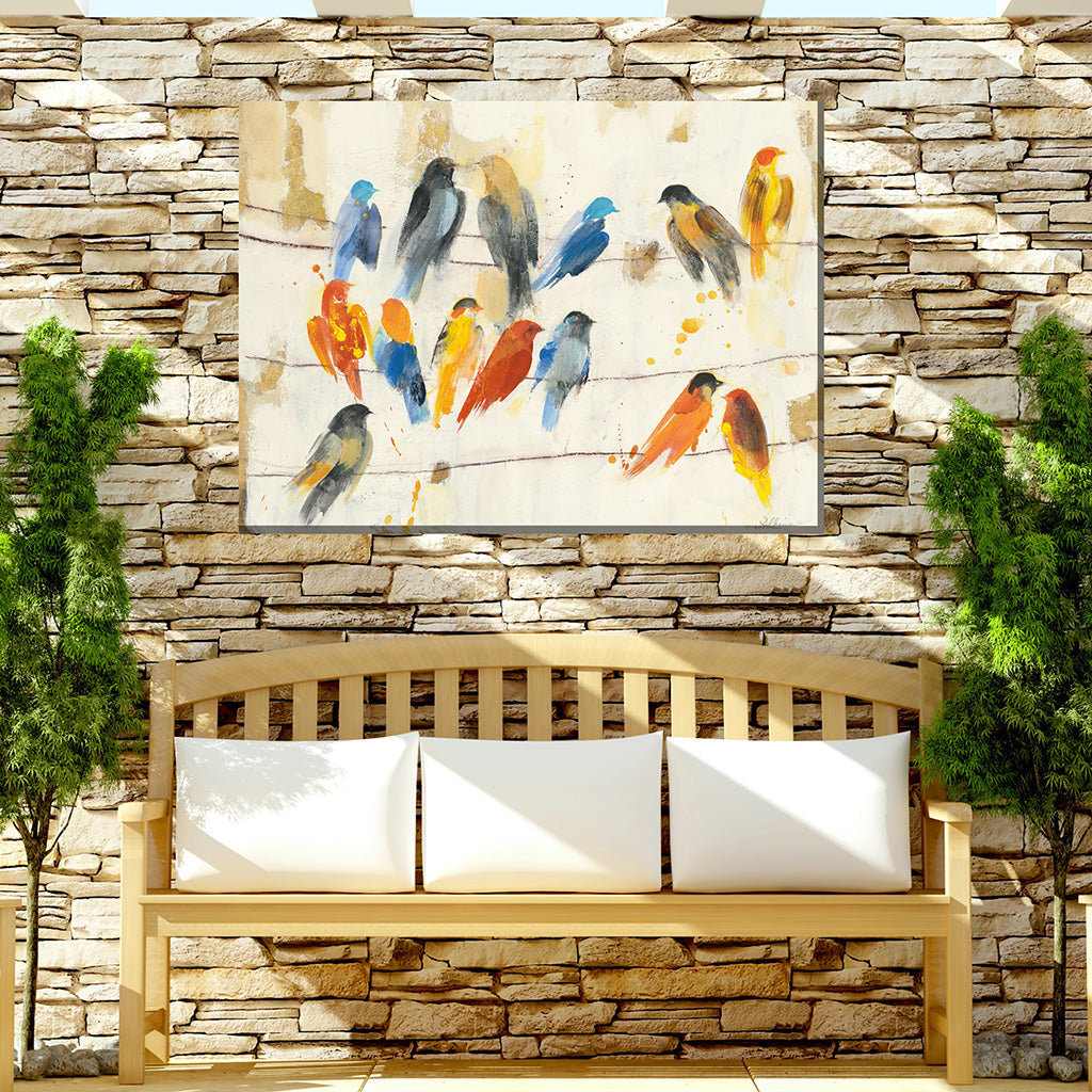 Chitter Chatter Outdoor Wall Art