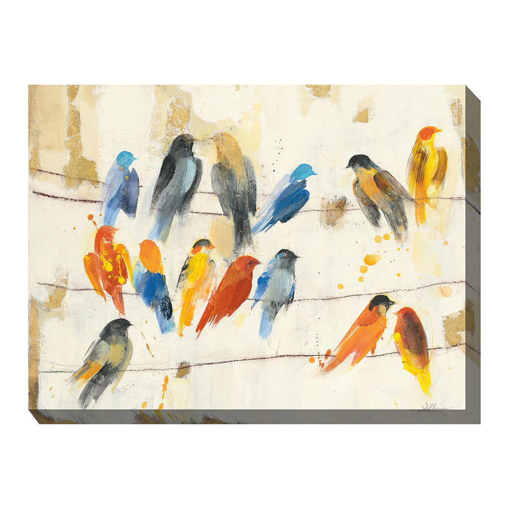 Chitter Chatter Outdoor Wall Art