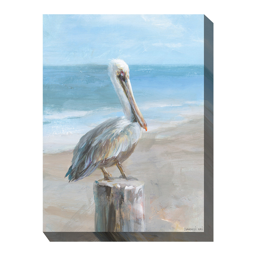 Pelican Portrait Outdoor Wall Art