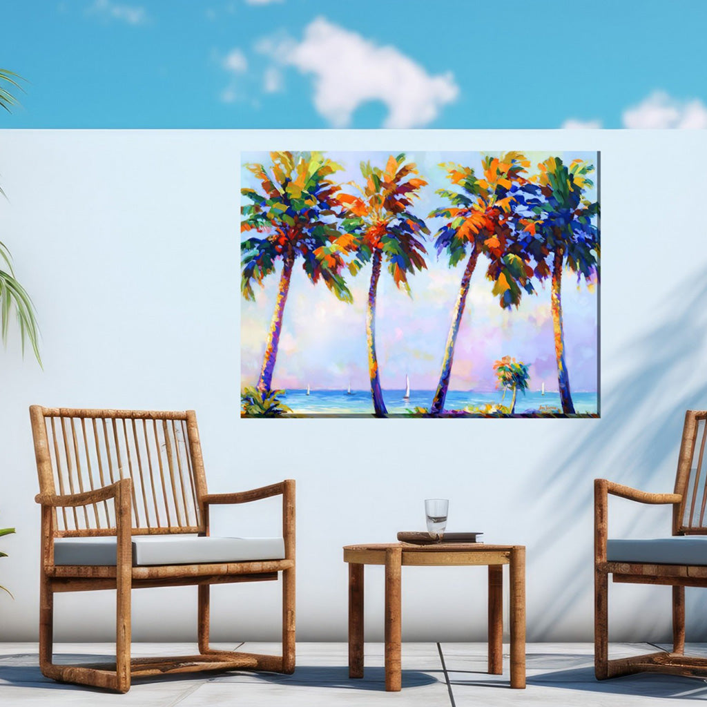 The Flamboyant Four Outdoor Wall Art
