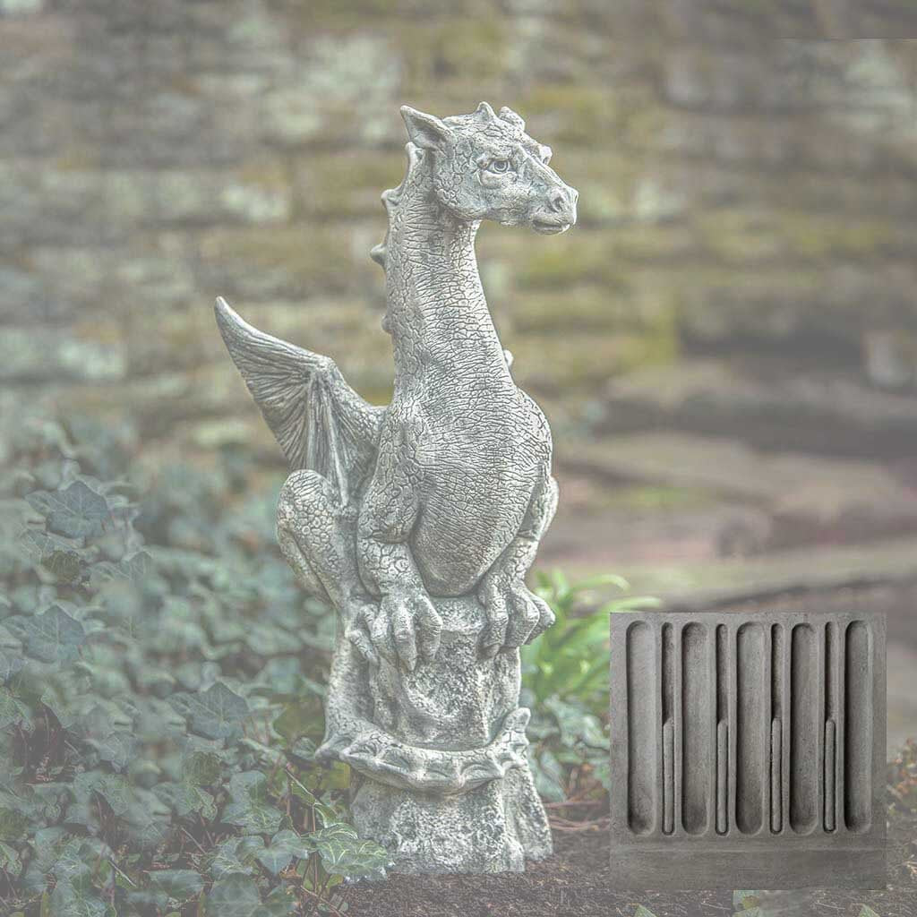 Campania International Abraxas Dragon Statue | Garden-Fountains