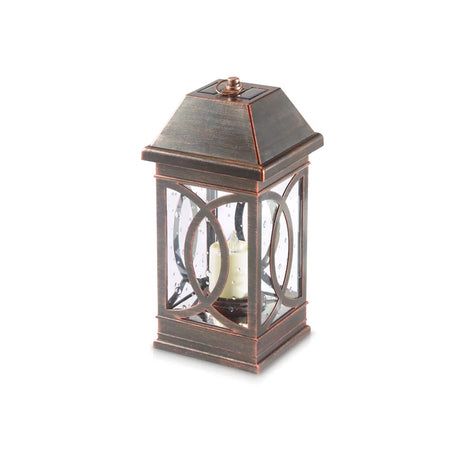 San Vicente II 15-inch Solar Lantern in Bronze