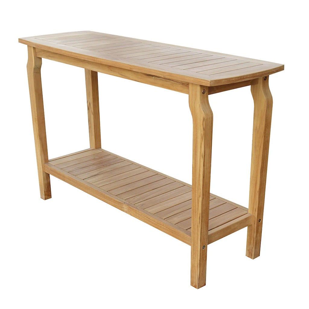 Capri Premium Teak Console Table | Garden-Fountains