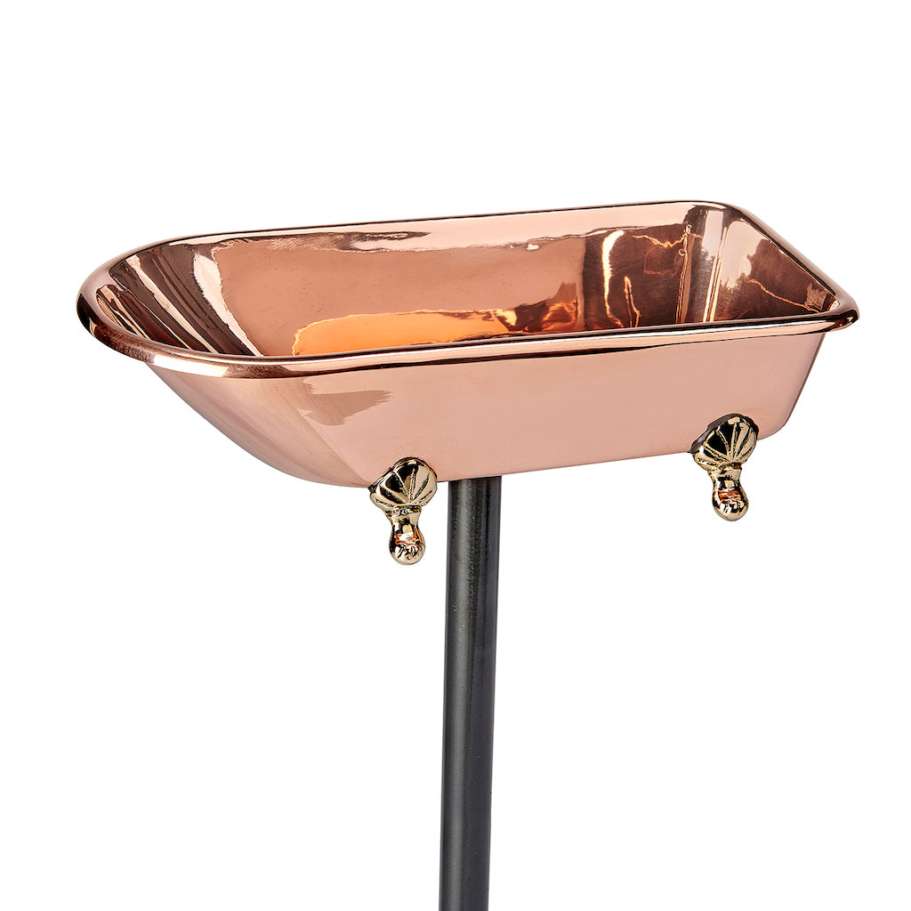 Splish Splash Copper Birdbath