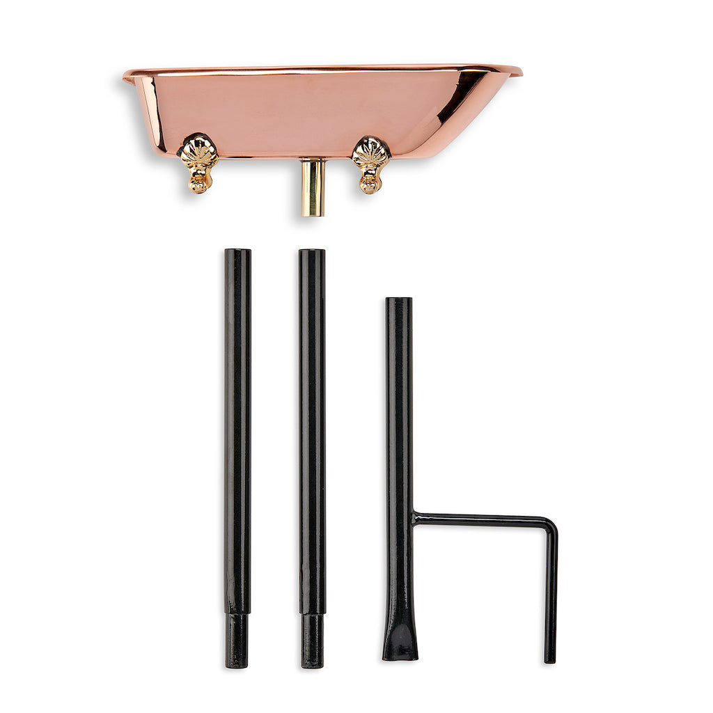 Splish Splash Copper Birdbath