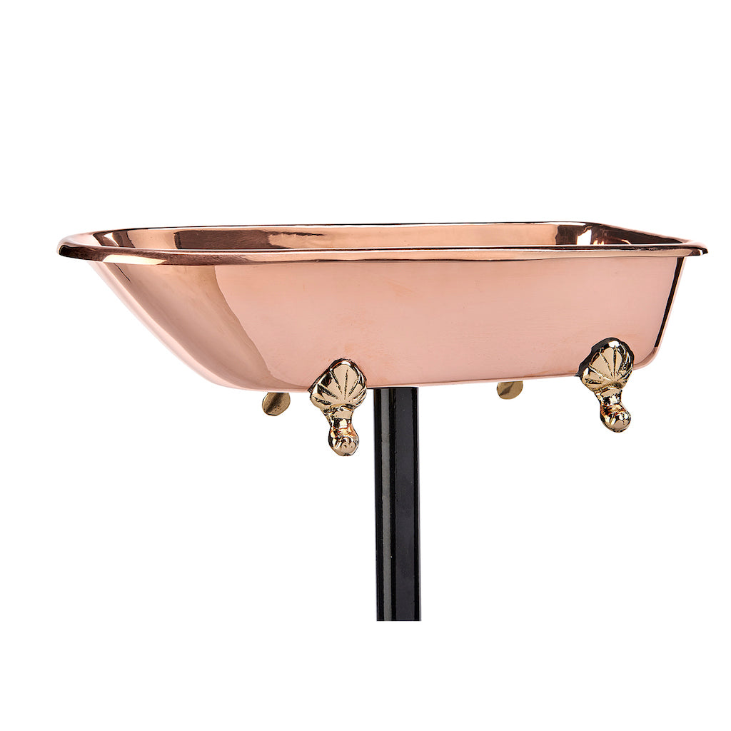 Splish Splash Copper Birdbath