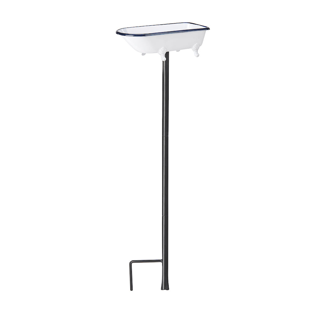 Splish Splash Brass Birdbath