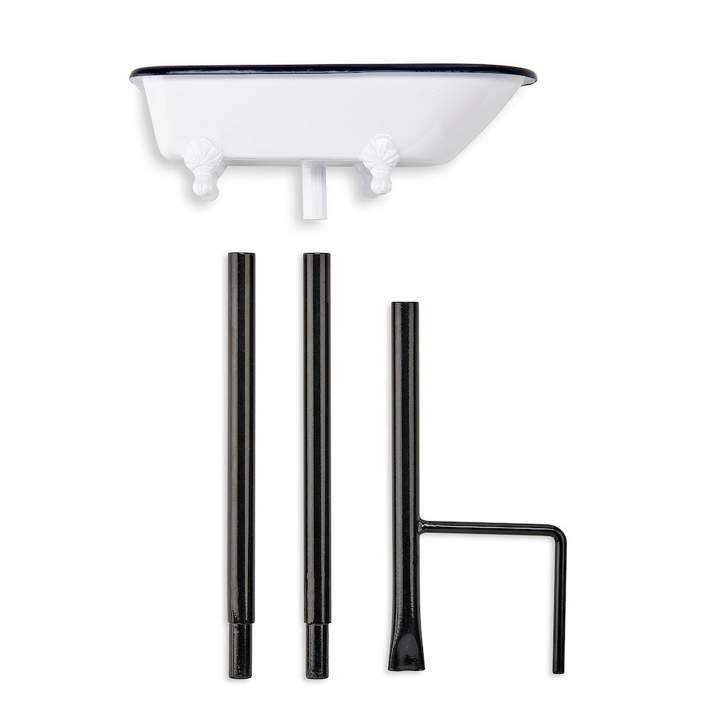 Splish Splash Brass Birdbath