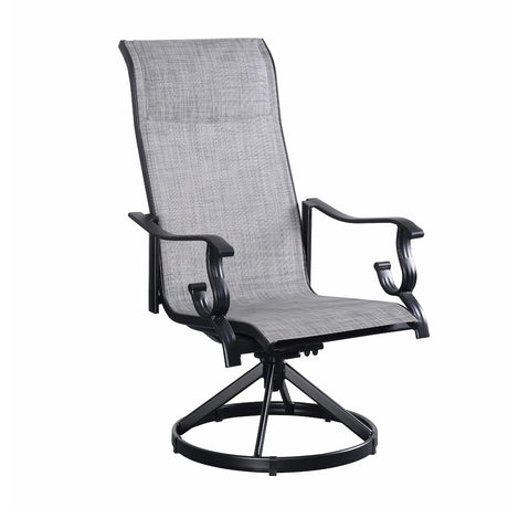 Westin Sling Dining Set in Black and Gray
